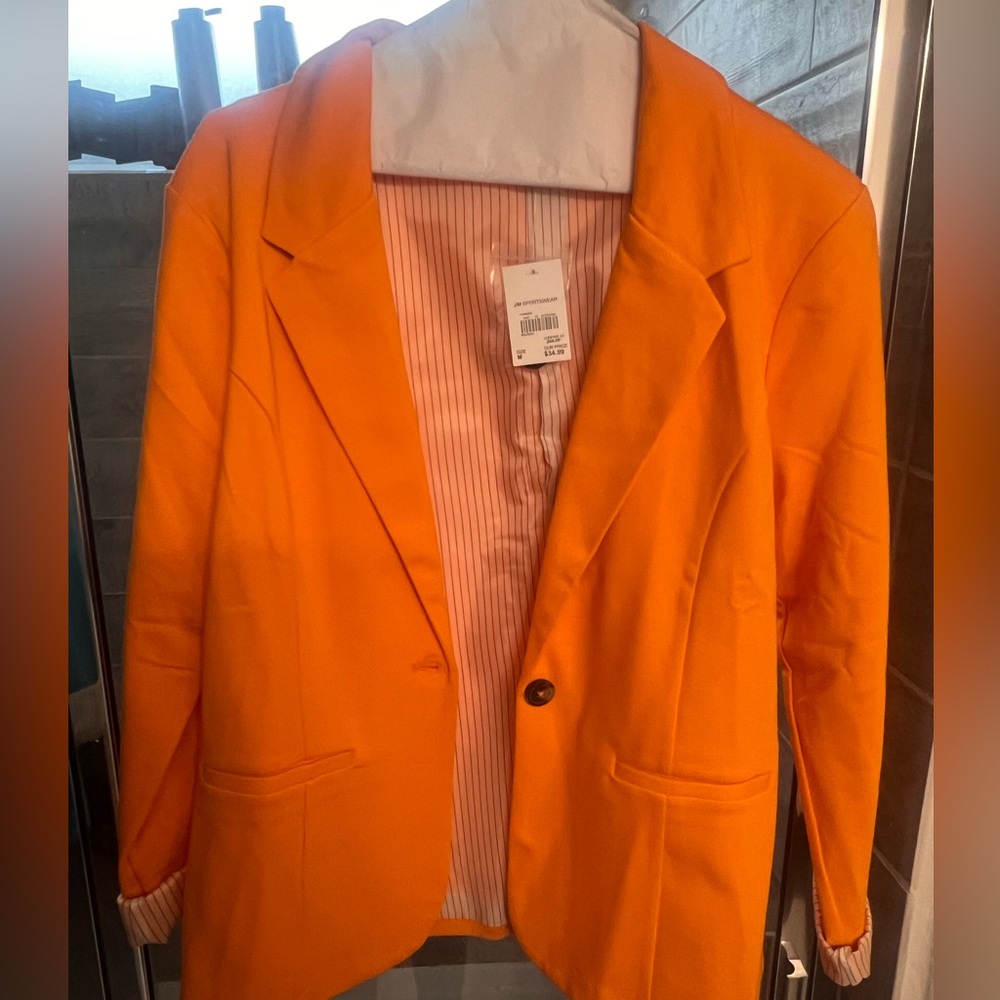 Orange Women's Blazer NWT